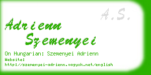 adrienn szemenyei business card